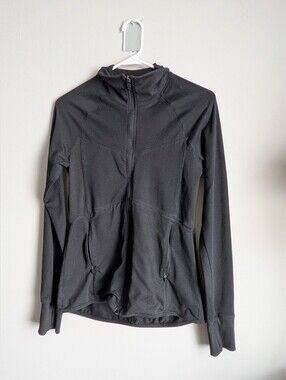 Champion Black Zip-Up Athletic Jacket